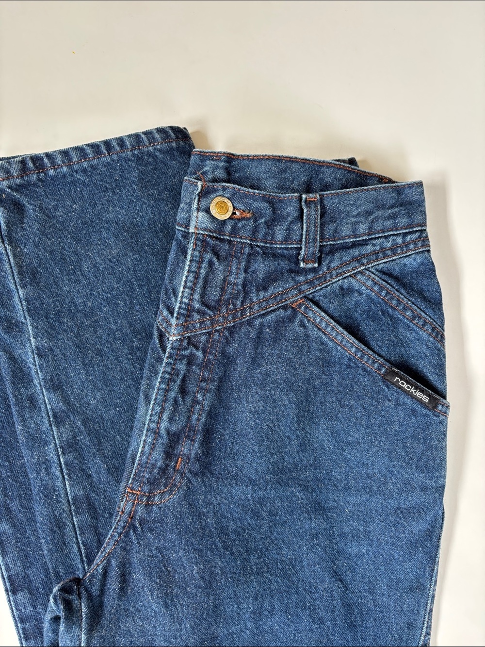 Rockies Rocky Mountain Jeans Vintage Bareback Western Long Inseam Womens 28/7